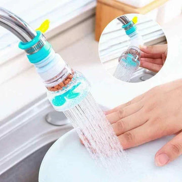 360° Adjustable Kitchen Shower Fan Faucet With Clip