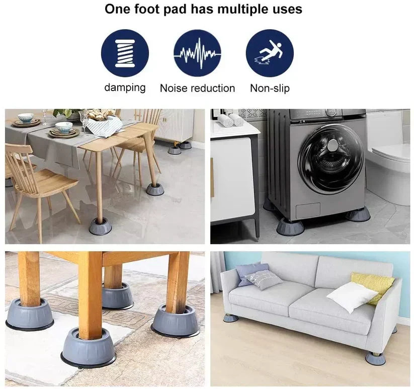 Anti Vibration Washing Machine Feet Pads
