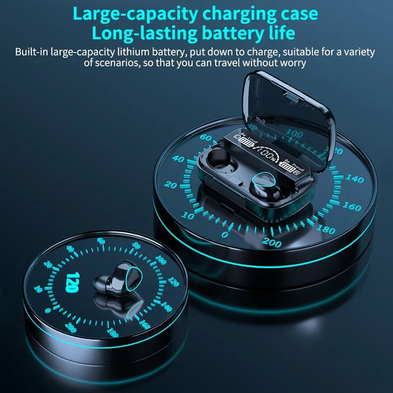 M10 Wireless V5.1 Bluetooth Earbuds & Headphones