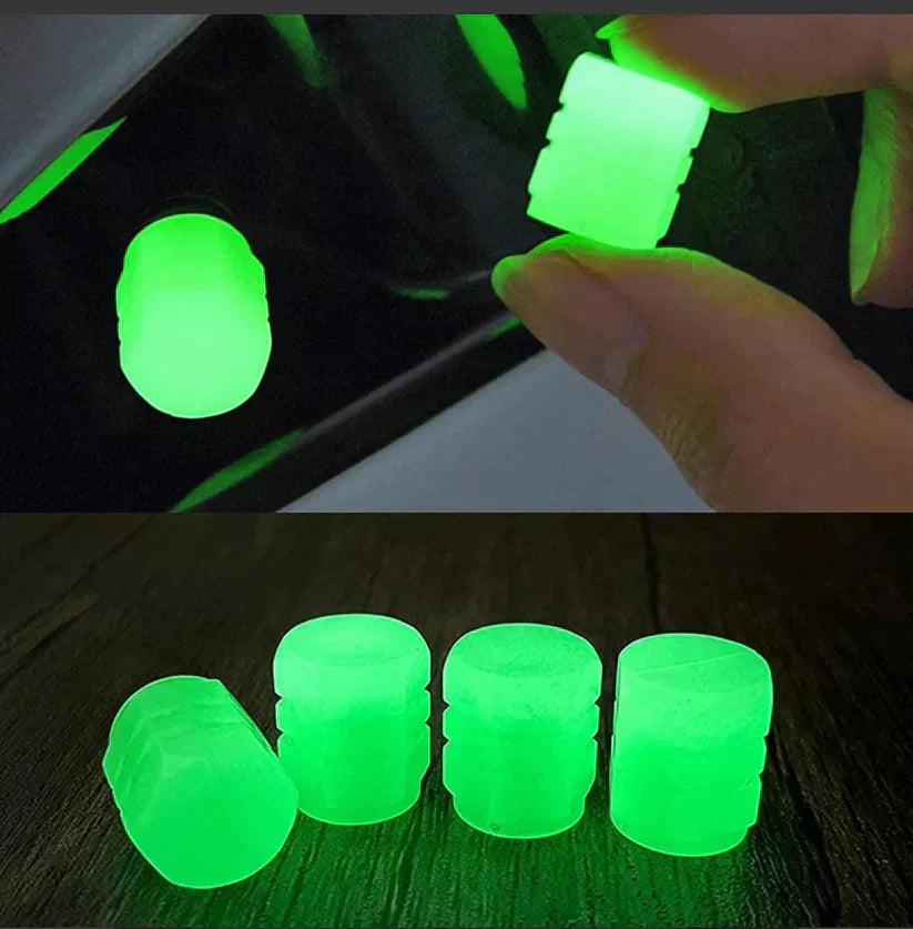 Universal Luminous Tire Valve Cap 4 Pack & 8 Pack. (Special Offer on 8 Pack)